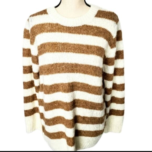 Lou + Grey Stripe Oversized Sweater - Picture 1 of 10